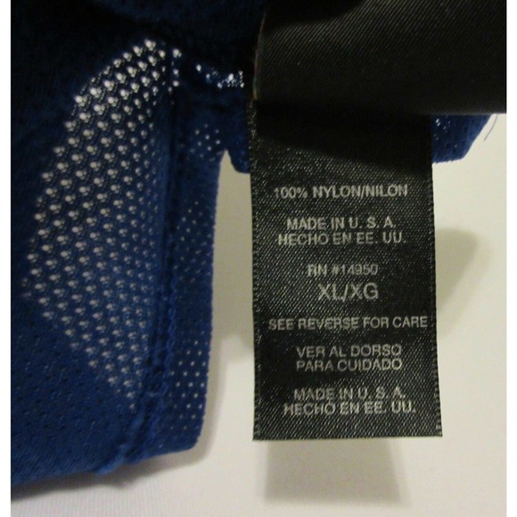 Vintage USA Olympic Vented Track and Field Muscle Tank Reversible Black Blue XL - Picture 12 of 12